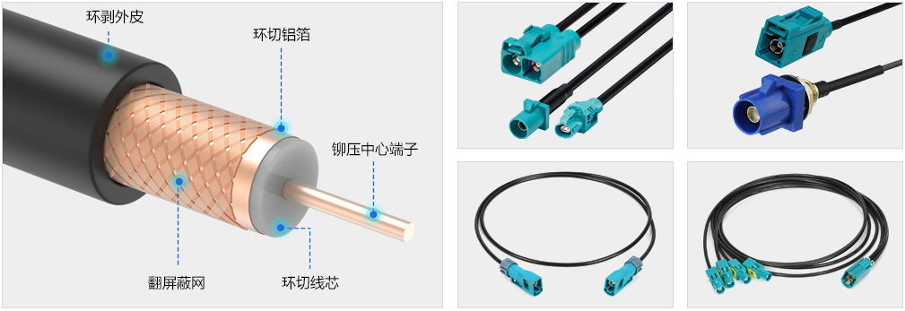 汽車FAKRA線束和HSD高速數(shù)據(jù)連接器有什么區(qū)別？ 